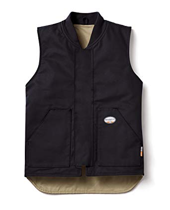 Rasco FR Mens Brown Duck Work Vest