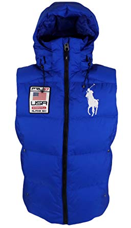 Polo Ralph Lauren Men's Big Pony Alpine Ski Down Puffer Vest