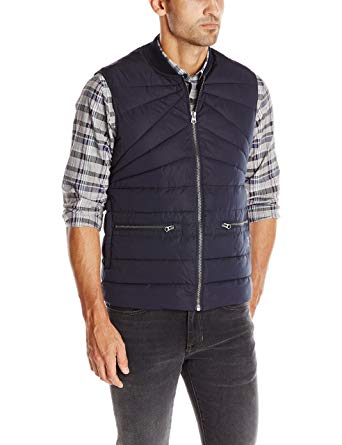 French Connection Men's Spitfire Quilted Vest