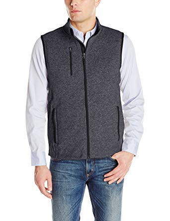 Charles River Apparel Men's Pacific Heathered Sweater Fleece Vest