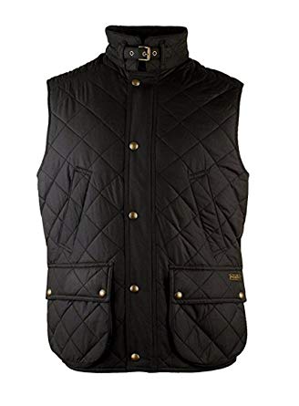 POLO RALPH LAUREN MEN'S BIG AND TALL DIAMOND-QUILTED VEST