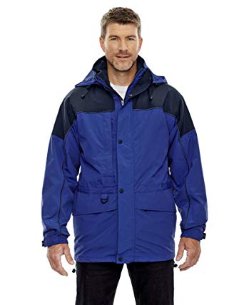 Big Mens 3-in-1 Two-Tone Parka