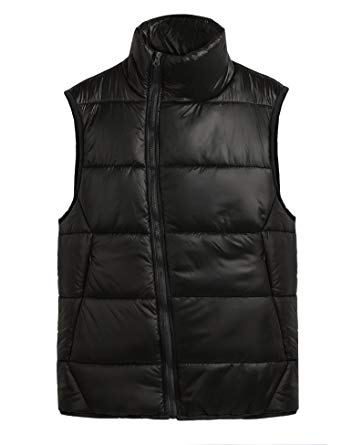 Simbama Mens Winter Coat Front-Zip Bodywarmer Down Puffer Gilet Vest