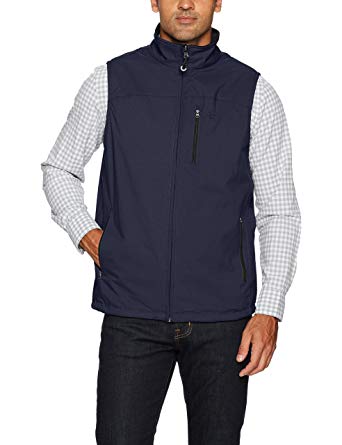 IZOD Men's Reversible Vest with Polartec Fleece